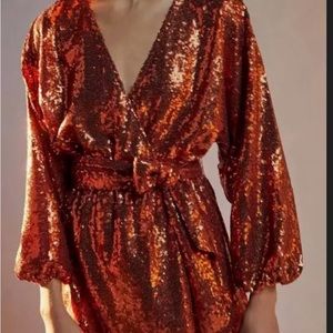 Anthropologie sequin Dress size M